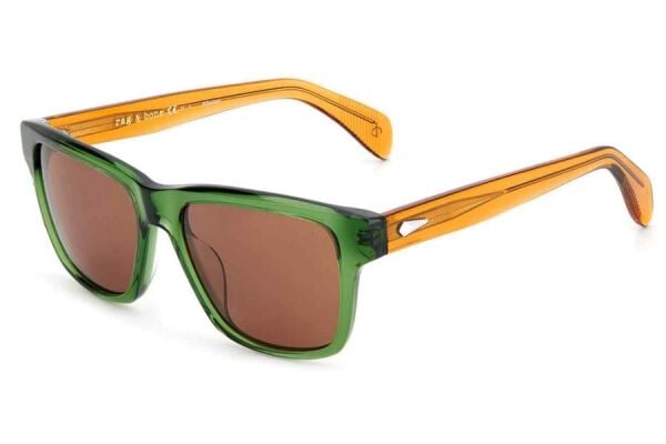 Rag & Bone Rnb 5041/S Turuncu Yeşil Unisex Güneş Gözlüğü