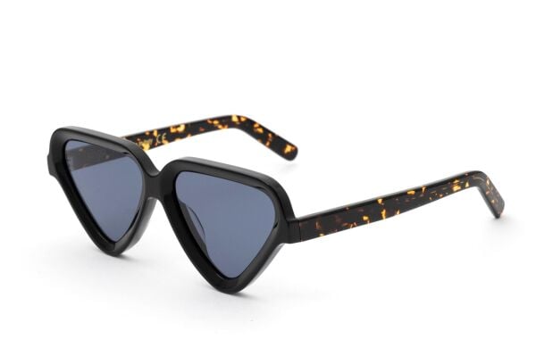 Bayrıa Oplontıs Üçgen Siyah Kadın Güneş Gözlüğü