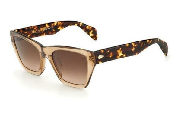 Rag & Bone Rnb 1046/G/S Leopar Şeffaf Kadın Güneş Gözlüğü