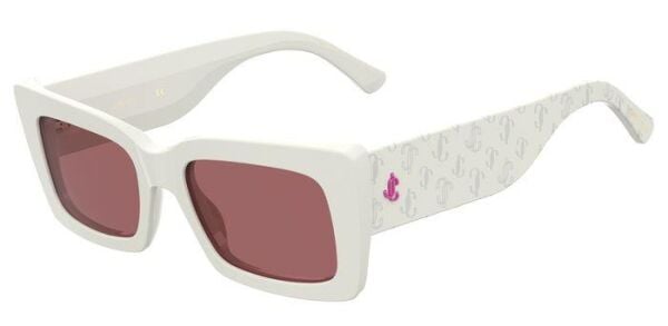 Jimmy Choo Vita/S Kare Beyaz Kadın Güneş Gözlüğü