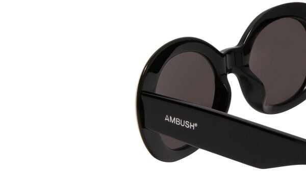 Ambush Kurt-Beri001 Siyah Yuvarlak Kadın Güneş Gözlüğü