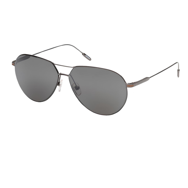 Ermenegildo Zegna 0185 Metal Siyah Erkek Güneş Gözlüğü