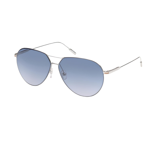 Ermenegildo Zegna 0185 Silver Metal Erkek Güneş Gözlüğü