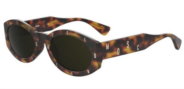 Moschino Mos 141/S Leopar Oval Kadın Güneş Gözlüğü