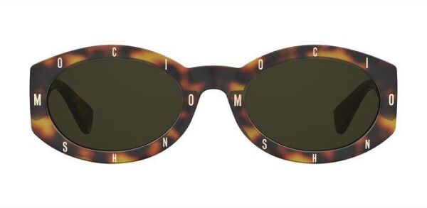 Moschino Mos 141/S Leopar Oval Kadın Güneş Gözlüğü