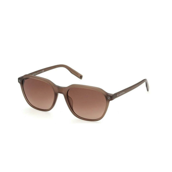 Ermenegildo Zegna Ez 0194 Kahverengi Oval Erkek Güneş Gözlüğü