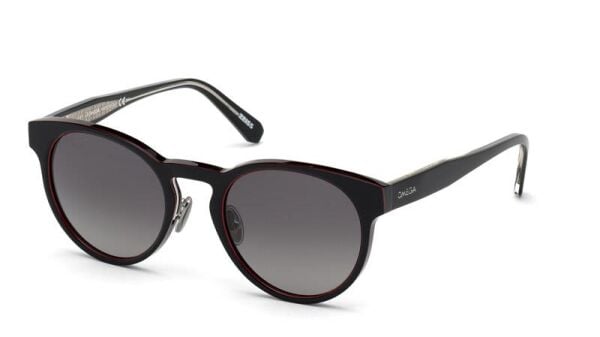 Omega Om 0020 Siyah Yuvarlak Erkek Güneş Gözlüğü