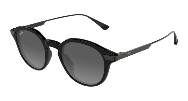 Maui Jim MJ 0623S 002 Siyah Yuvarlak Erkek Güneş Gözlüğü