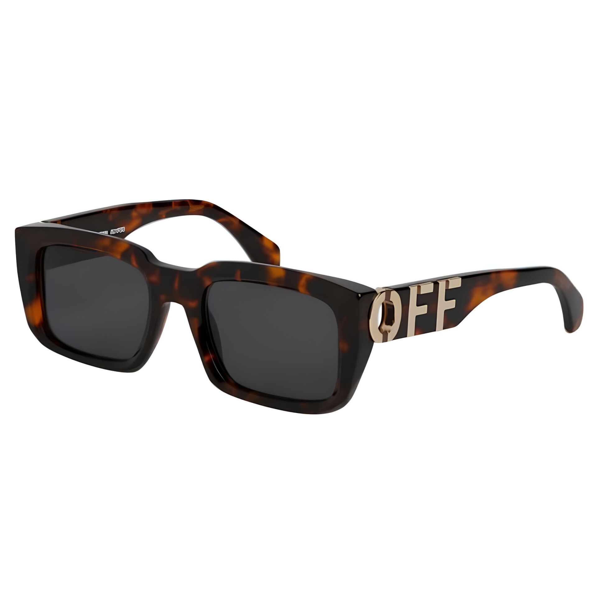 Off White Oeri125 Kare Leopar Kadın Güneş Gözlüğü