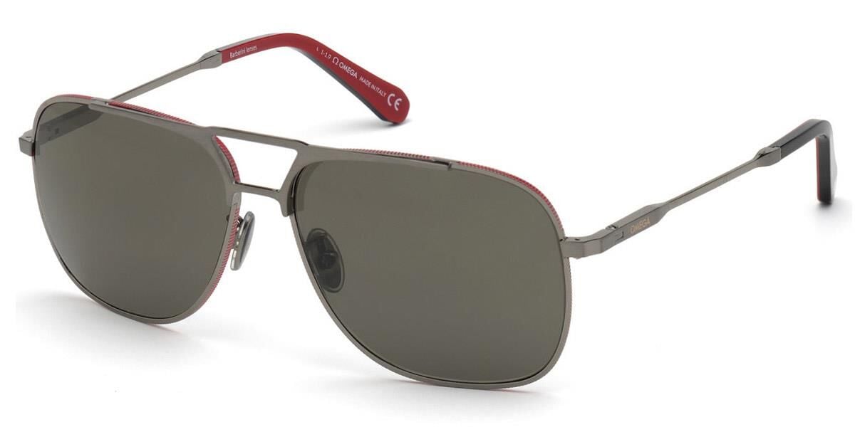Omega Om 0018 Metal Gri Pilot Erkek Güneş Gözlüğü