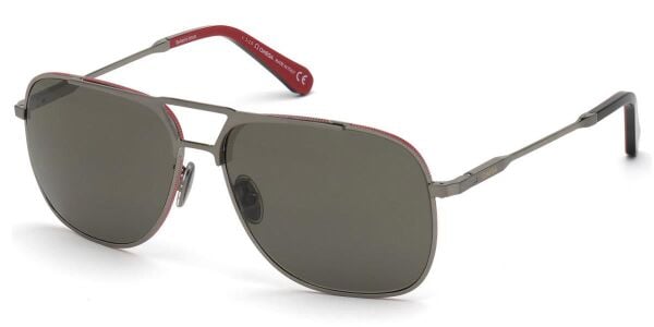 Omega Om 0018 Metal Gri Pilot Erkek Güneş Gözlüğü