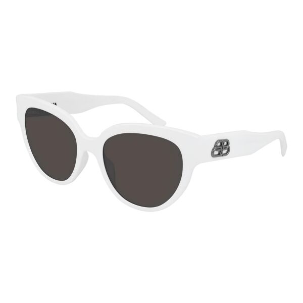 Balenciaga Bb0050S 004 Cat Eye Beyaz Kadın Güneş Gözlüğü