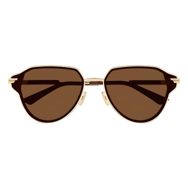 Bottega Veneta Bv 1271S Oval Kahverengi Unisex Güneş Gözlüğü