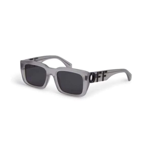 Off White Oeri125 Gri Kare Unisex Güneş Gözlüğü