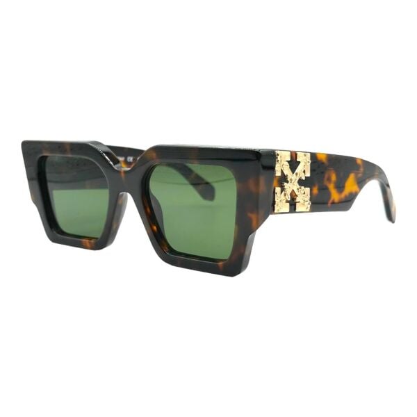 Off White Oeri003 Leopar Kare Kadın Güneş Gözlüğü