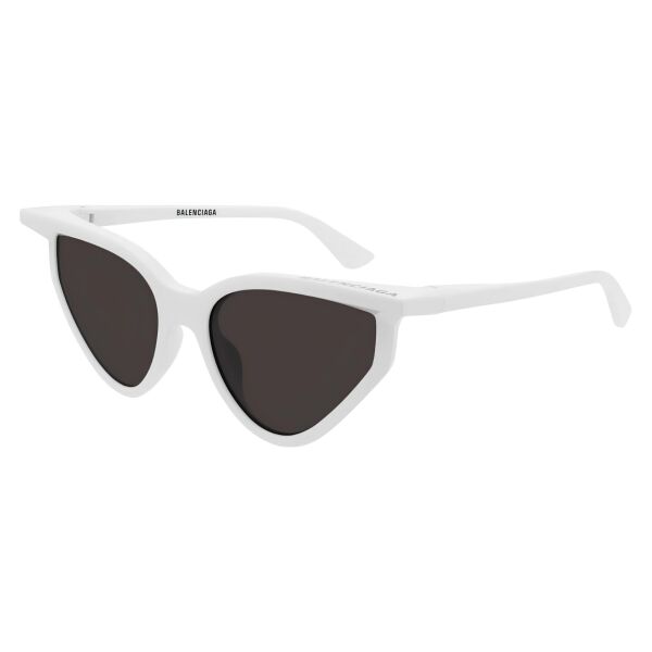 Balenciaga Bb0101S 005 Cat Eye Beyaz Kadın Güneş Gözlüğü