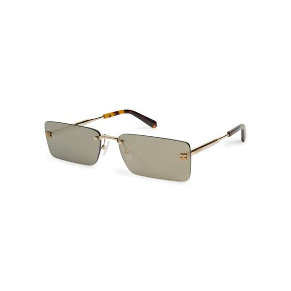 Off White Oeri096 Metal Dikdörtgen Unisex Güneş Gözlüğü