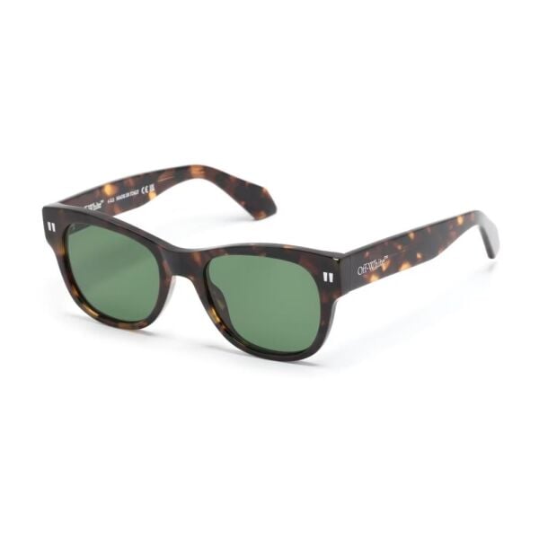 Off White Oeri107 Oval Leopar Kadın Güneş Gözlüğü