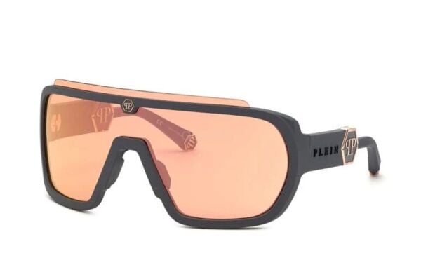 Philipp Plein Spp078 Maske Siyah Pembe Kadın Güneş Gözlüğü