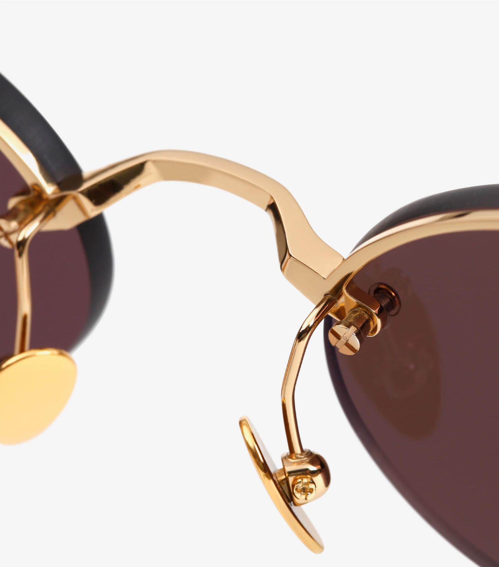 Projekt Produkt Fs2 Gold Yuvarlak Unisex Güneş Gözlüğü