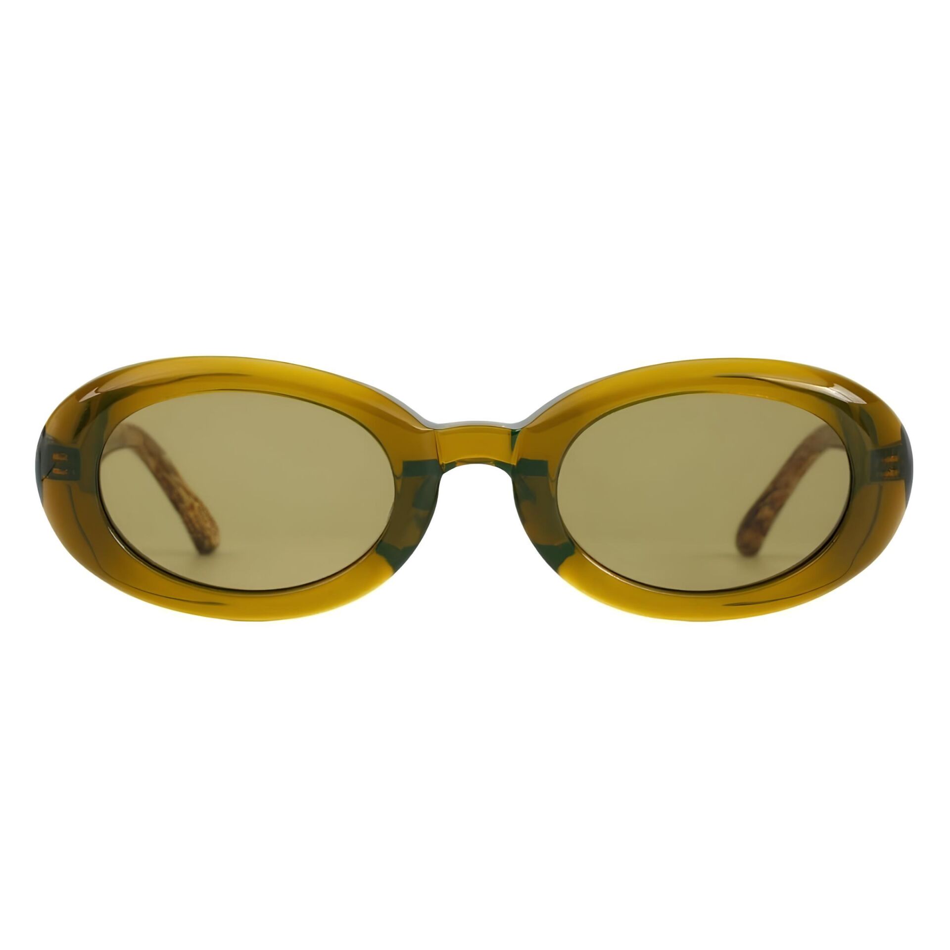 Projekt Produkt Fs3 Zeytin Yeşili Yuvarlak Kadın Güneş Gözlüğü