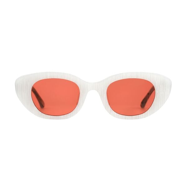 Projekt Produkt Fs4 Cat Eye Beyaz Unisex Güneş Gözlüğü