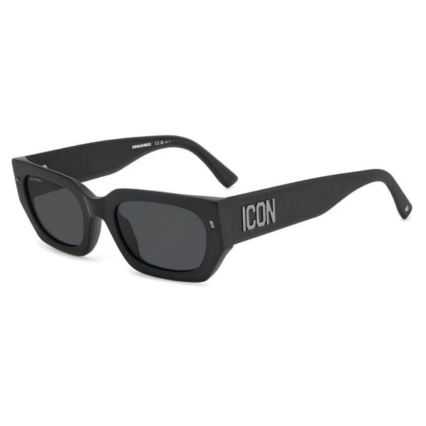 Dsquared2 Icon 0017/S Dikdörtgen Siyah Unisex Güneş Gözlüğü
