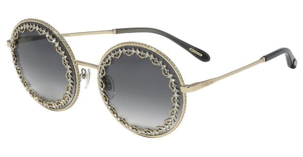 Chopard Schf11S Gold Taşlı Yuvarlak Kadın Güneş Gözlüğü