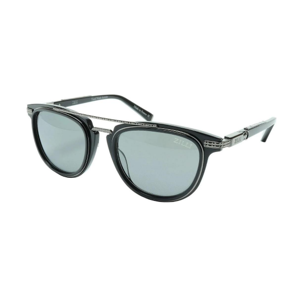 Zilli 65019 02 Oval Siyah Erkek Güneş Gözlüğü