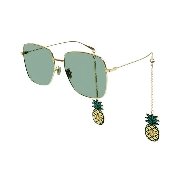 Gucci Gg1031s 59 008 Metal Kare Kadın Güneş Gözlüğü
