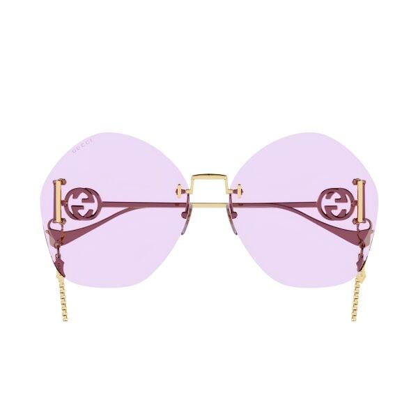 Gucci Gg1203s 65 001 Yuvarlak Kadın Güneş Gözlüğü