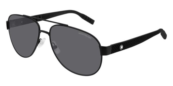 Mont Blanc Mb0064S Siyah Pilot Erkek Güneş Gözlüğü