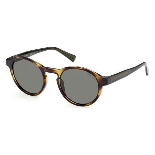 Guess Gu00049 Leopar Yuvarlak Erkek Güneş Gözlüğü