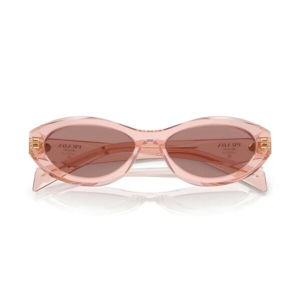 Prada 0Pr 26ZS Cat Eye Şeffaf Pembe Kadın Güneş Gözlüğü