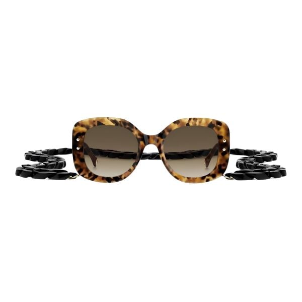 Carolina Herrera Her 0254/S Oval Leopar Kadın Güneş Gözlüğü
