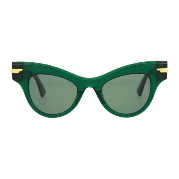Bottega Veneta Bv1004S Yeşil Cat Eye Kadın Güneş Gözlüğü