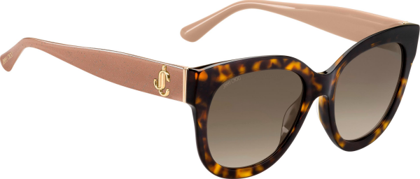 Jimmy Choo Jill/G/S ONSHA Leopar Desenli Kelebek Kadın Güneş Gözlüğü