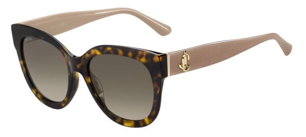 Jimmy Choo Jill/G/S ONSHA Leopar Desenli Kelebek Kadın Güneş Gözlüğü