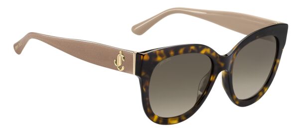 Jimmy Choo Jill/G/S ONSHA Leopar Desenli Kelebek Kadın Güneş Gözlüğü