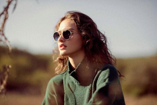 L.G.R Amba 02 Gold Yuvarlak Unisex Güneş Gözlüğü