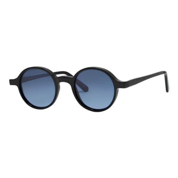 L.G.R Reunion 01 Siyah Yuvarlak Erkek Güneş Gözlüğü