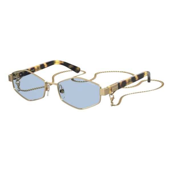 Marcj Jacobs 496/S Gold Leopar Geometrik Kadın Güneş Gözlüğü