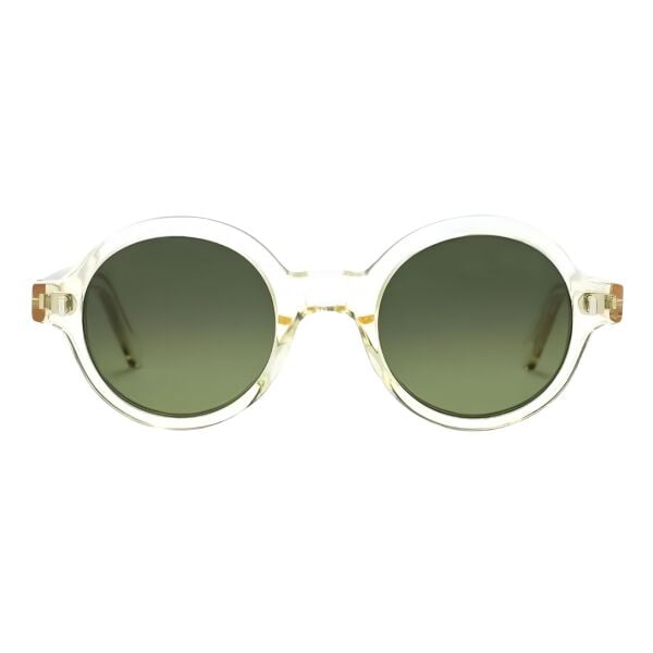 L.G.R Reunion Bold Şeffaf Yuvarlak Unisex Güneş Gözlüğü