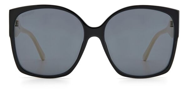 Jimmy Choo Noemi/S Kelebek Siyah Beyaz Kadın Güneş Gözlüğü