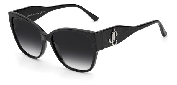 Jimmy Choo Shay/S Cat Eye Siyah Kadın Güneş Gözlüğü