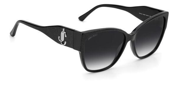 Jimmy Choo Shay/S Cat Eye Siyah Kadın Güneş Gözlüğü