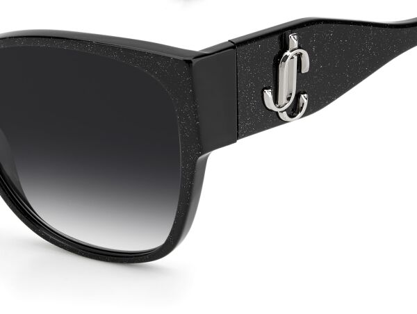 Jimmy Choo Shay/S Cat Eye Siyah Kadın Güneş Gözlüğü