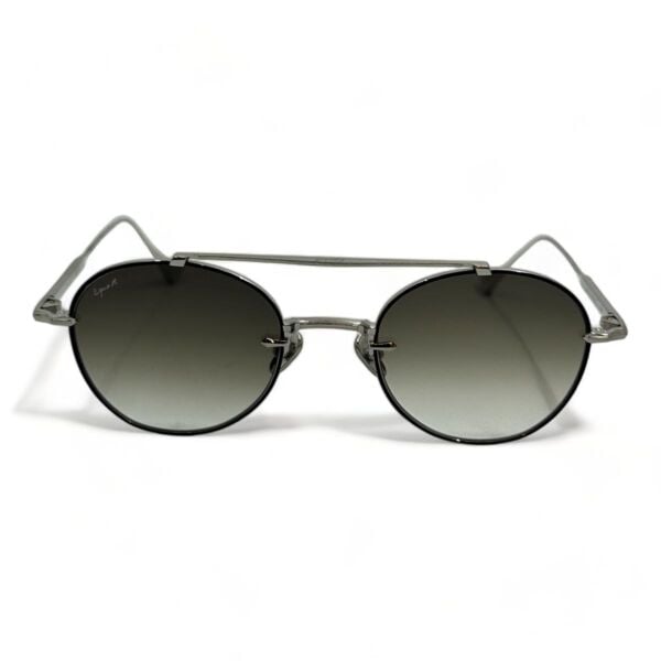 Eque.M Egoistic Sunday Yuvarlak Siyah Titanyum Unisex Güneş Gözlüğü