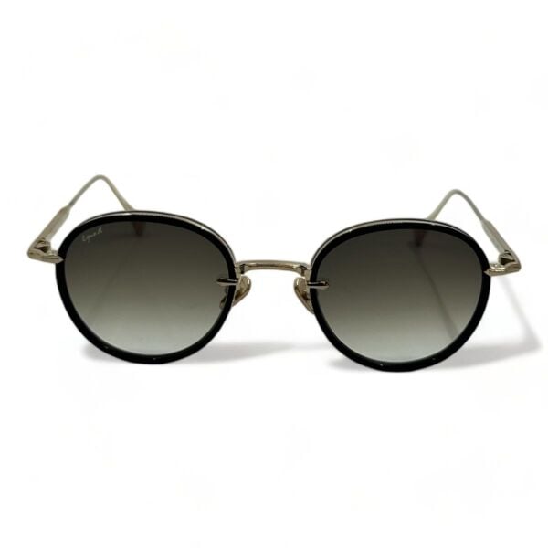 Eque.M Arch Yuvarlak Siyah Titanyum Unisex Güneş Gözlüğü