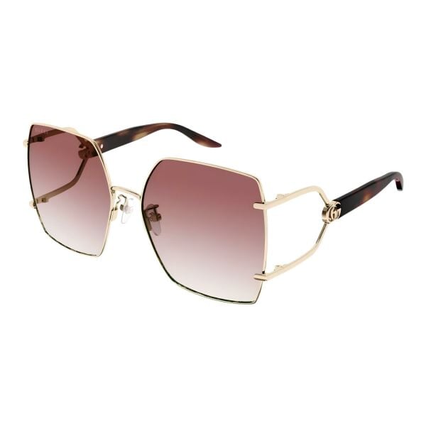 Gucci Gg 1564SA Metal Pembe Kadın Güneş Gözlüğü